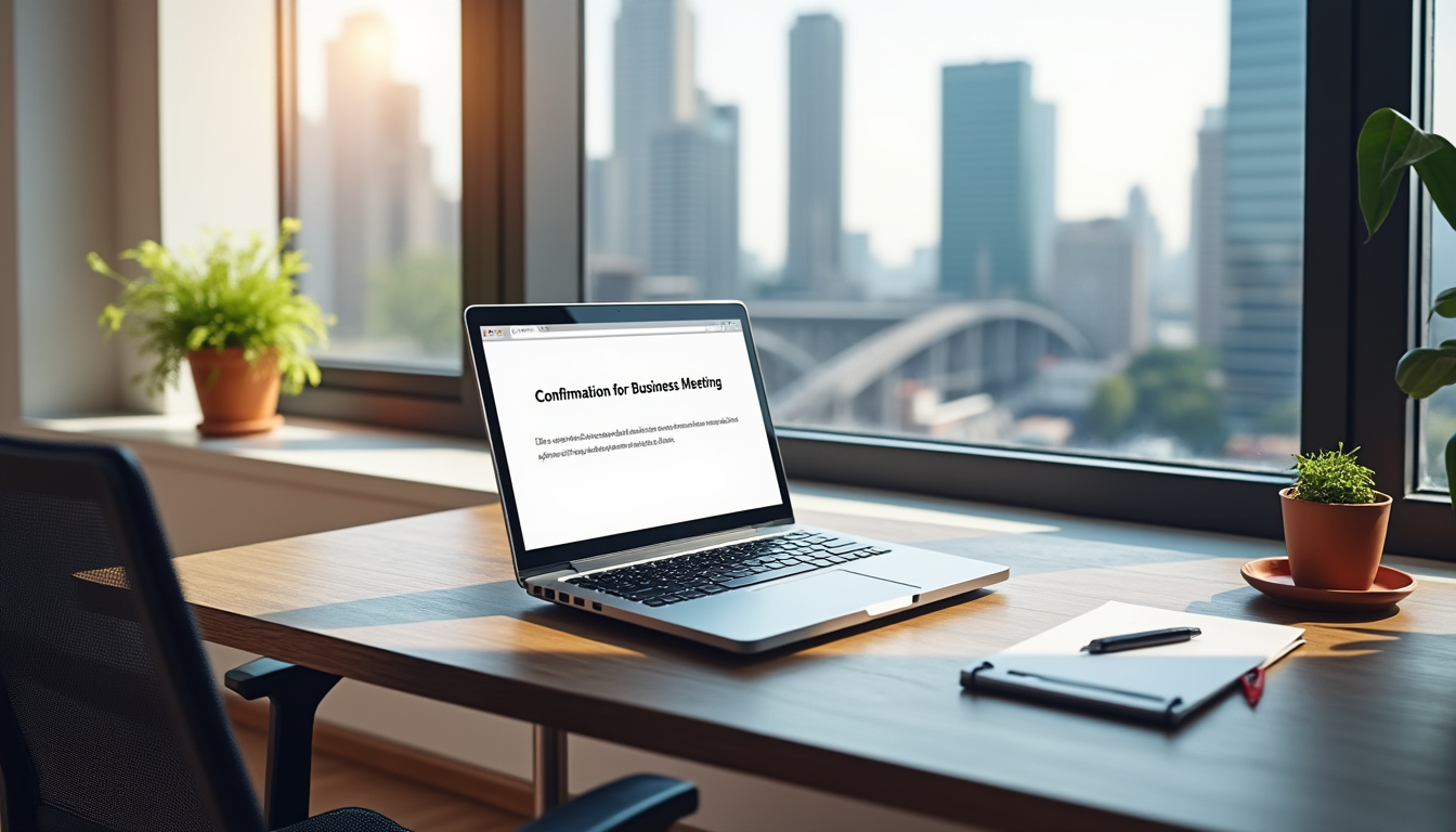 come scrivere un’email di conferma per un incontro commerciale?